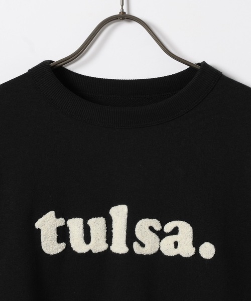 GEORGE'S（ジョージズ）の「サガラ刺繍ロゴスウェット（スウェット・レディース・オートミール/グレー/サックスブルー/ブラック・SMALL/MEDIUM）」の8枚目の写真