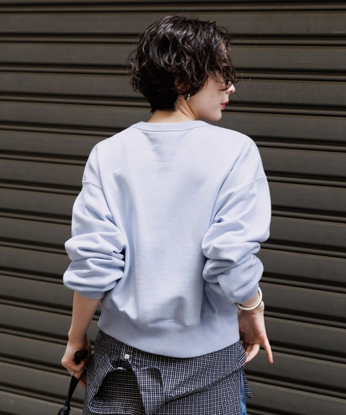 GEORGE'S（ジョージズ）の「サガラ刺繍ロゴスウェット（スウェット・レディース・オートミール/グレー/サックスブルー/ブラック・SMALL/MEDIUM）」の13枚目の写真