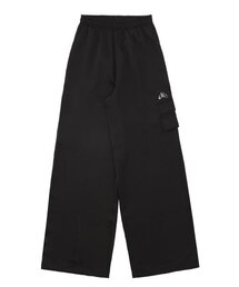 裾ストリングカーゴパンツ [ブラック]