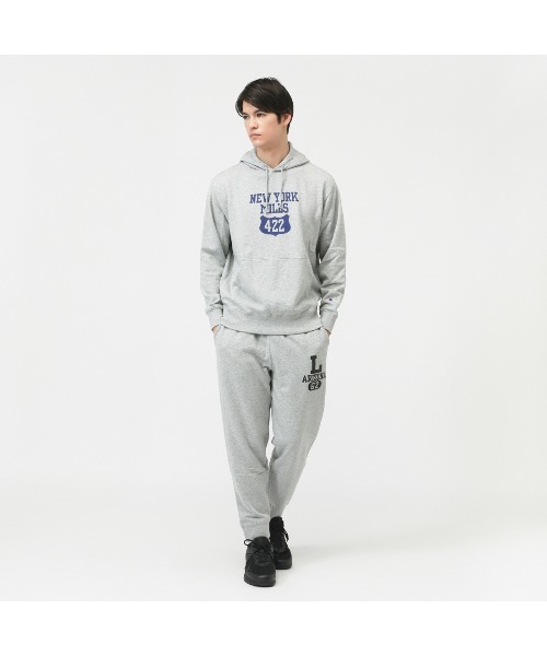 Champion(チャンピオン)の「チャンピオン HOODED SWEATSHIRT_(スウェット・メンズ・オフホワイト/グレー/ブラック・M/L/LL)」の4枚目の写真