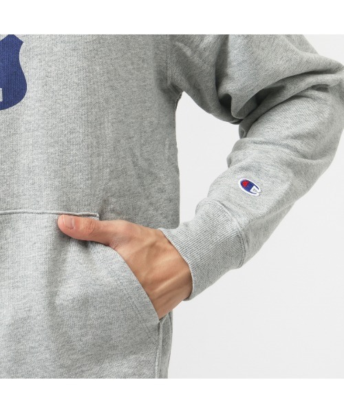 Champion(チャンピオン)の「チャンピオン HOODED SWEATSHIRT_(スウェット・メンズ・オフホワイト/グレー/ブラック・M/L/LL)」の6枚目の写真