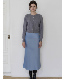 LAUTREDE MIN（ロートルドミン）の「Lautre Satin flare skirt blue（スカート）」