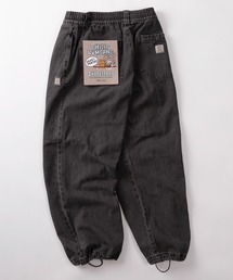 Philip Lumbang（フィリップランバン）の「【75】【Philip Lumbang/フィリップ・ランバン】ピスネーム付 ワイドデニム スケーターパンツ/バギーパンツ/ウエストシャーリング/2025AW新ブランド（デニムパンツ）」