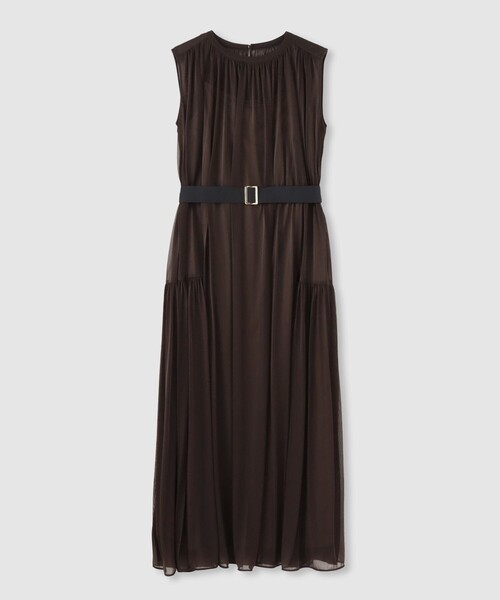 allureville（アルアバイル）の「エスパンディワイドベルトワンピース（ワンピース・レディース・ブラウン/ライトブルー/ブラック・2）」の3枚目の写真