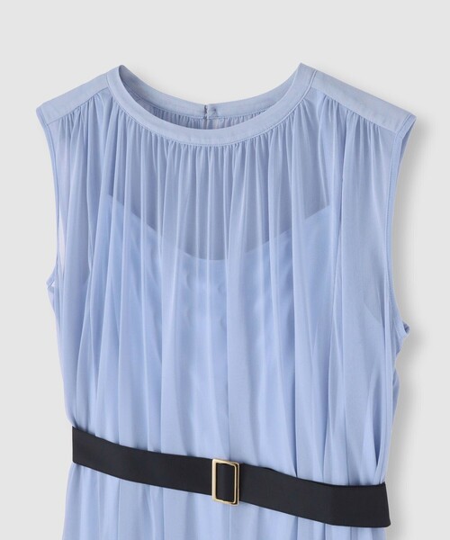 allureville（アルアバイル）の「エスパンディワイドベルトワンピース（ワンピース・レディース・ブラウン/ライトブルー/ブラック・2）」の18枚目の写真