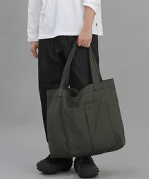 SAINTCREW（セントクルー）の「リベットフィックス カーゴポケット ビッグエコバッグ RC-133 カーキ BKS（エコバッグ/サブバッグ）」