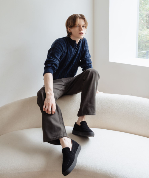 DIFFERSHOE（ディファーシュー）の「アデン スニーカー ローファー 6CM [ブラック]（ローファー・レディース・ブラック・25cm/26cm/27cm/28cm/22.5cm/23cm/24cm）」の9枚目の写真