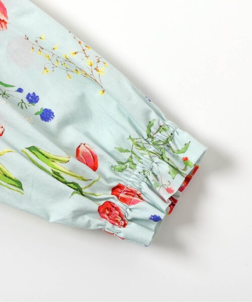 Boribon（ボリボン）の「ガーデンフラワードレス（ワンピース・キッズ・オフホワイト/サックスブルー・120/110/100/90/80）」の14枚目の写真