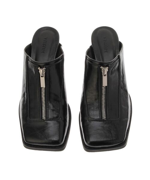 MURUA（ムルーア）の「スクエアポインテッドミュール（パンプス・レディース・グリーン/ブラック・24.5/23.5）」の12枚目の写真