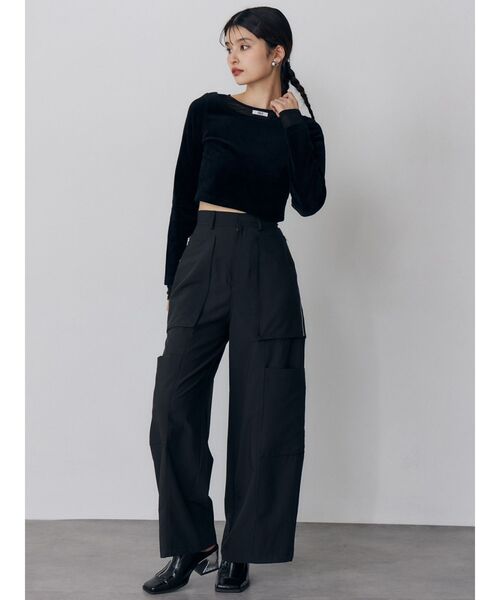 MURUA（ムルーア）の「スクエアポインテッドミュール（パンプス・レディース・グリーン/ブラック・24.5/23.5）」の19枚目の写真