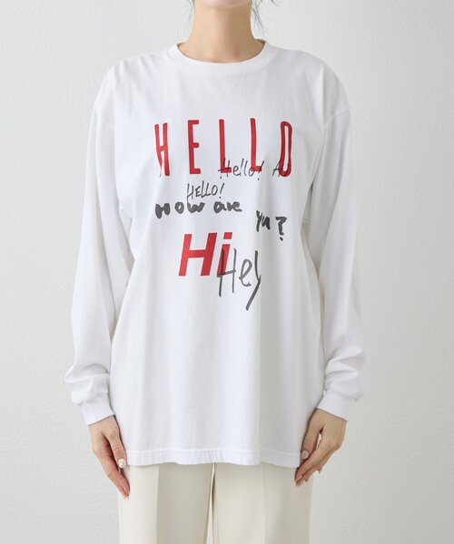 ロゴロングスリーブTシャツ（Tシャツ/カットソー）｜Whim Gazette