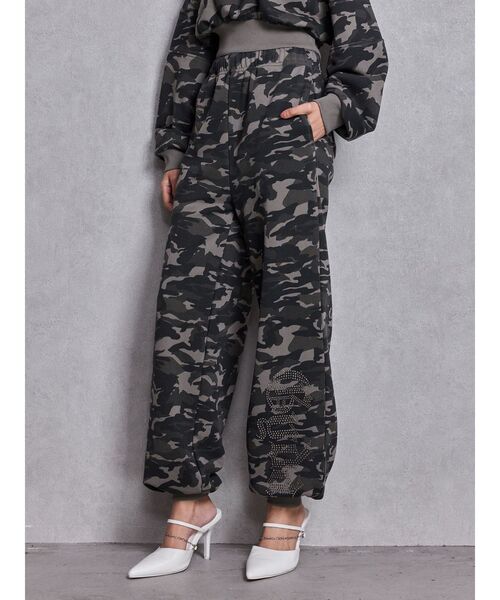 GYDA(ジェイダ)の「GYDA bijou Gcamouflage ジョガーパンツ(スウェットパンツ・レディース・その他1・FREE)」の1枚目の写真
