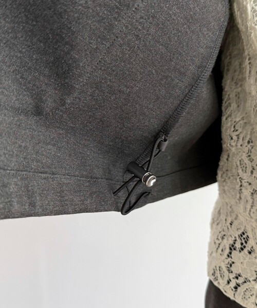 fredy emue(フレディエミュ)の「【セットアップ対応】ポンチノーカラージレ(ベスト・レディース・ブラック/チャコールグレー・38)」の18枚目の写真