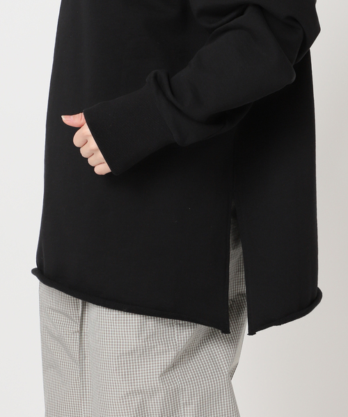 CITYSHOP（シティーショップ）の「URAKE SWEAT PULLOVER：スウェット（スウェット・レディース・ブラック/ホワイト・FREE）」の16枚目の写真