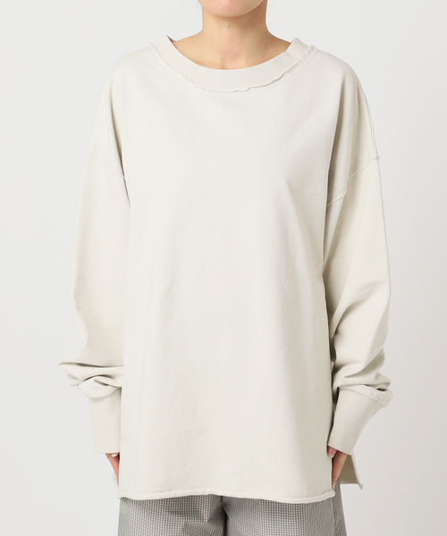 CITYSHOP（シティーショップ）の「URAKE SWEAT PULLOVER：スウェット（スウェット・レディース・ブラック/ホワイト・FREE）」の18枚目の写真