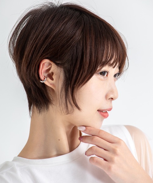 TOM WOOD（トムウッド）の「【TOMWOOD】Ear Cuff Thick　イヤーカフ シルバー　ユニセックス（イヤーカフ・レディース・シルバー・FREE）」の9枚目の写真