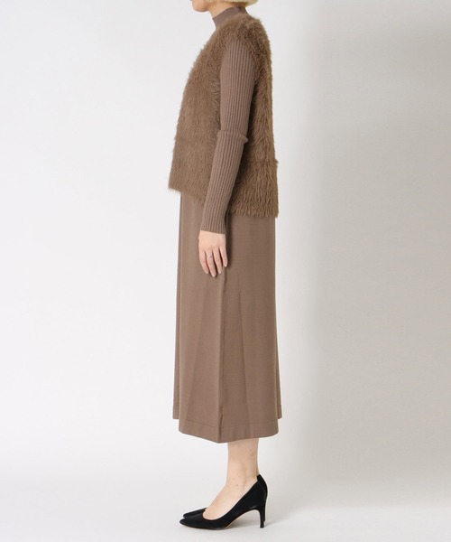 Three Four Time（ｽﾘｰﾌｫｰﾀｲﾑ）の「シャギーニットセットワンピース（ワンピース・レディース・ブラウン・FREE）」の11枚目の写真