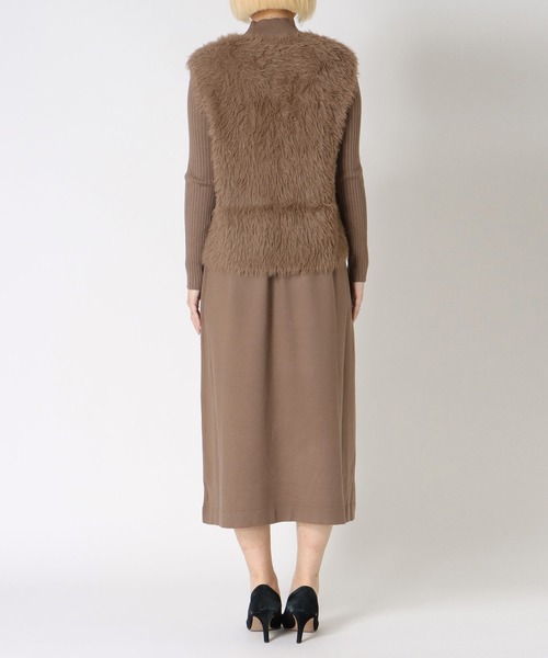 Three Four Time（ｽﾘｰﾌｫｰﾀｲﾑ）の「シャギーニットセットワンピース（ワンピース・レディース・ブラウン・FREE）」の12枚目の写真