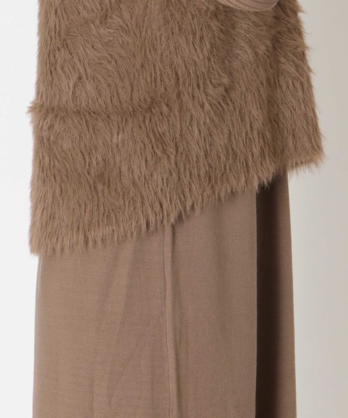 Three Four Time（ｽﾘｰﾌｫｰﾀｲﾑ）の「シャギーニットセットワンピース（ワンピース・レディース・ブラウン・FREE）」の15枚目の写真