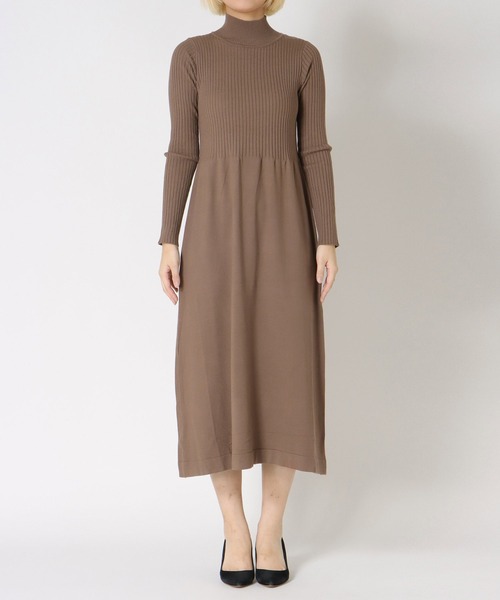 Three Four Time（ｽﾘｰﾌｫｰﾀｲﾑ）の「シャギーニットセットワンピース（ワンピース・レディース・ブラウン・FREE）」の18枚目の写真