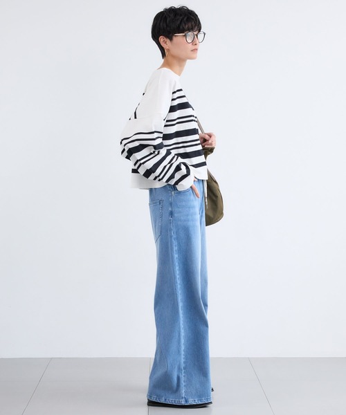 Le Minor（ルミノア）の「BARNYARDSTORM / Le minor(ルミノア)別注 / ボーダープルオーバー（Tシャツ/カットソー・レディース・ブラウン/ホワイト系その他・FREE）」の6枚目の写真