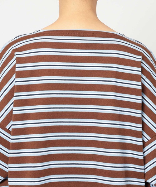 Le Minor（ルミノア）の「BARNYARDSTORM / Le minor(ルミノア)別注 / ボーダープルオーバー（Tシャツ/カットソー・レディース・ブラウン/ホワイト系その他・FREE）」の11枚目の写真