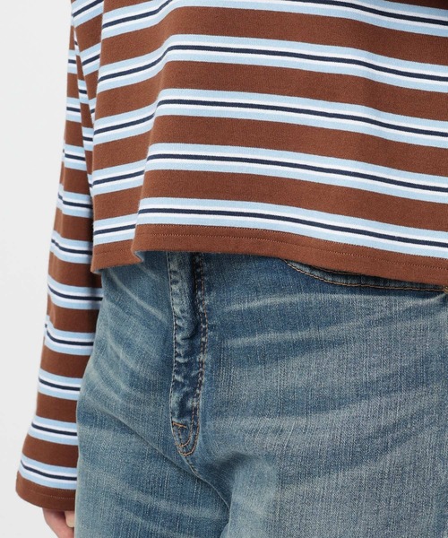 Le Minor（ルミノア）の「BARNYARDSTORM / Le minor(ルミノア)別注 / ボーダープルオーバー（Tシャツ/カットソー・レディース・ブラウン/ホワイト系その他・FREE）」の13枚目の写真