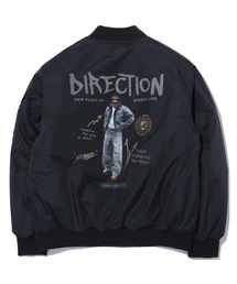 BUNKERBUSTER（バンカーバスター）の「ストリートボーイダウンジャケットMQ1JU005_CHARCOAL（MA-1）」