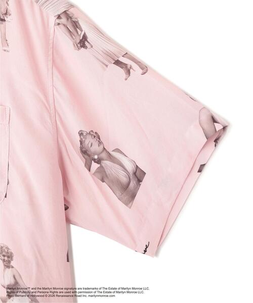 schott(ショット)の「Schott/ショット/MARILYN MONROE RAYON SHIRT/マリリンモンロー レーヨンシャツ(シャツ/ブラウス・メンズ・ピンク/ミント・2XL/M/XL/L)」の10枚目の写真