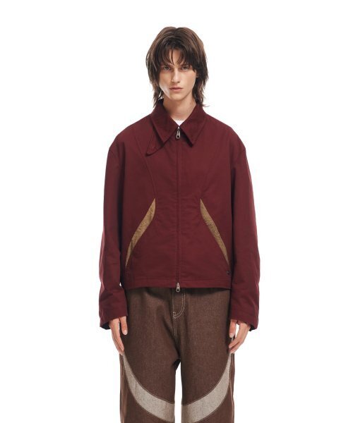 ADDOFF（アドオフ）の「VICIOUS WORK JACKET BURGUNDY（その他アウター・レディース・その他・LARGE/MEDIUM/SMALL）」の2枚目の写真