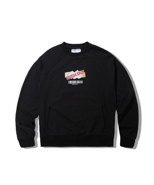 Express Holiday(エクスプレスホリデー)の「ラッシュアウトタイムスウェットシャツ_ブラック(スウェット・レディース・その他・1/2/3)」の1枚目の写真