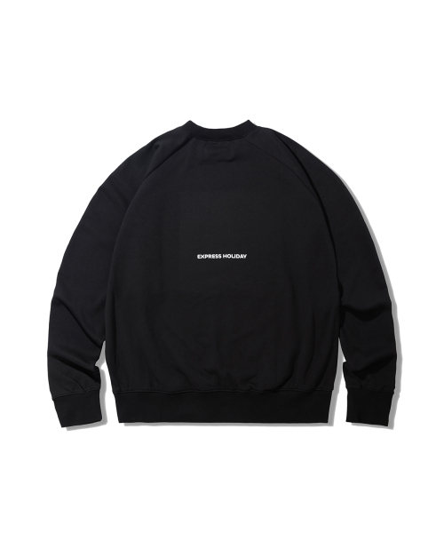 Express Holiday(エクスプレスホリデー)の「ラッシュアウトタイムスウェットシャツ_ブラック(スウェット・レディース・その他・1/2/3)」の2枚目の写真