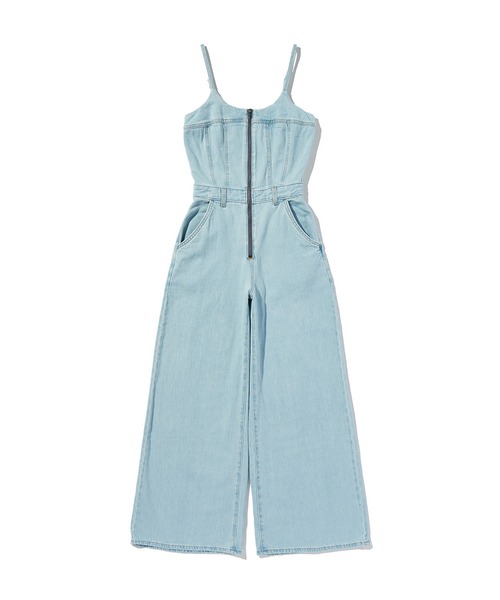 Levi's（リーバイス）の「Levi's/リーバイス ビスチェジャンプスーツ（つなぎ/オールインワン・レディース・ライトインディゴブルー・M/S/XS）」の4枚目の写真