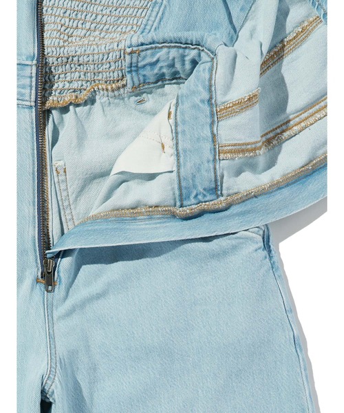 Levi's（リーバイス）の「Levi's/リーバイス ビスチェジャンプスーツ（つなぎ/オールインワン・レディース・ライトインディゴブルー・M/S/XS）」の9枚目の写真