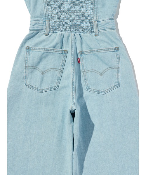 Levi's（リーバイス）の「Levi's/リーバイス ビスチェジャンプスーツ（つなぎ/オールインワン・レディース・ライトインディゴブルー・M/S/XS）」の10枚目の写真