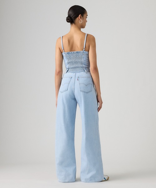 Levi's（リーバイス）の「Levi's/リーバイス ビスチェジャンプスーツ（つなぎ/オールインワン・レディース・ライトインディゴブルー・M/S/XS）」の3枚目の写真