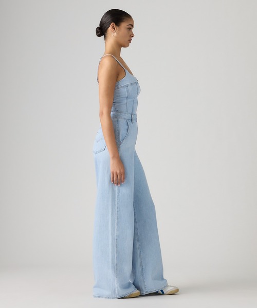Levi's（リーバイス）の「Levi's/リーバイス ビスチェジャンプスーツ（つなぎ/オールインワン・レディース・ライトインディゴブルー・M/S/XS）」の2枚目の写真
