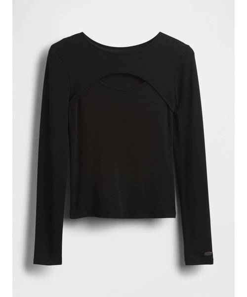 GAP(ギャップ)の「モダン カットアウトTシャツ(Tシャツ/カットソー・レディース・ブラック/オフホワイト/ブルー・XS/S/M/L/XL/XXS)」の13枚目の写真