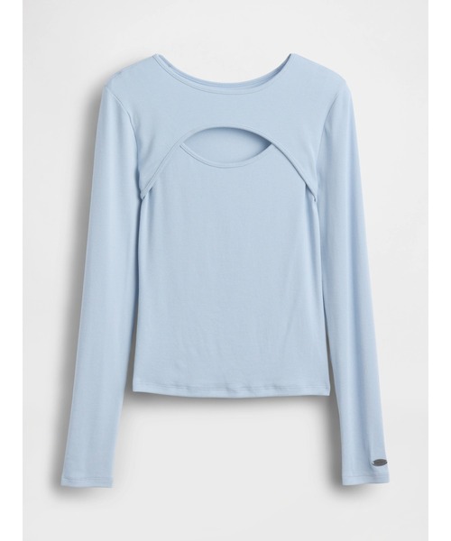 GAP(ギャップ)の「モダン カットアウトTシャツ(Tシャツ/カットソー・レディース・ブラック/オフホワイト/ブルー・XS/S/M/L/XL/XXS)」の20枚目の写真