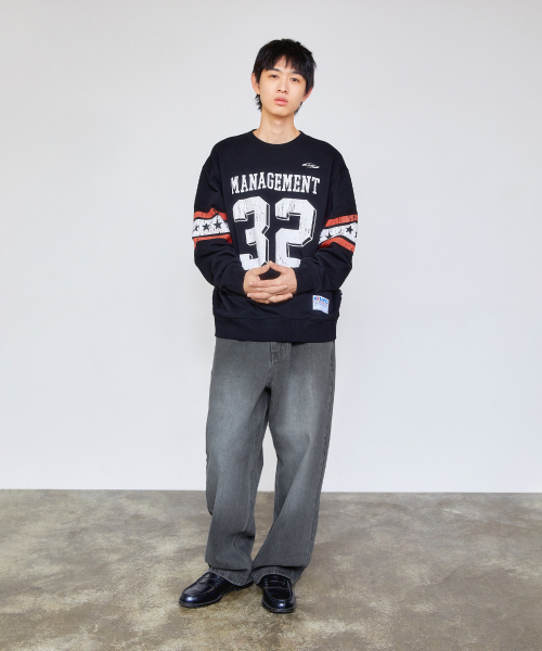 LMCの「STAR FOOTBALL SWEATSHIRT vintage blue(スウェット・レディース・その他・S/M/L/XL)」の3枚目の写真