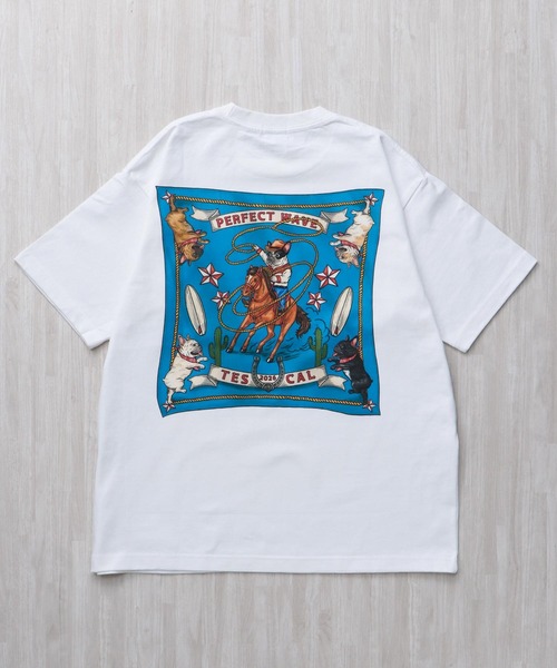 The Endless Summer（エンドレスサマー）の「【WEB / FLAG SHOP限定】 TES 2026 NEW YEAR TEE & BANDANA / Tシャツ&バンダナセット（Tシャツ/カットソー・メンズ・グレー/ホワイト・MEDIUM/XX-LARGE/X-LARGE/SMALL/LARGE）」の5枚目の写真