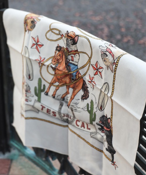 The Endless Summer（エンドレスサマー）の「【WEB / FLAG SHOP限定】 TES 2026 NEW YEAR TEE & BANDANA / Tシャツ&バンダナセット（Tシャツ/カットソー・メンズ・グレー/ホワイト・MEDIUM/XX-LARGE/X-LARGE/SMALL/LARGE）」の9枚目の写真