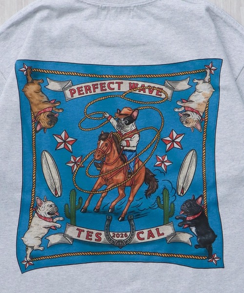 The Endless Summer（エンドレスサマー）の「【WEB / FLAG SHOP限定】 TES 2026 NEW YEAR TEE & BANDANA / Tシャツ&バンダナセット（Tシャツ/カットソー・メンズ・グレー/ホワイト・MEDIUM/XX-LARGE/X-LARGE/SMALL/LARGE）」の20枚目の写真