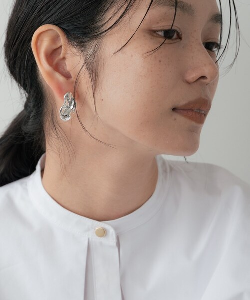 GALLEST(ギャレスト)の「【LAPUIS】Oyster pierced earrings(ピアス(両耳用)・レディース・ゴールド/シルバー・00)」の4枚目の写真
