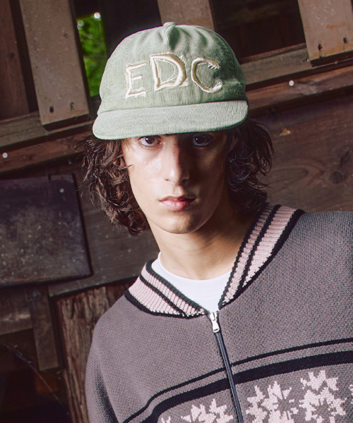 XTONZ（エクストーンズ）の「XTA091 EDC 5パネルコーデュロイボールキャップ (ライトグリーン)（キャップ・レディース・その他・FREE）」の3枚目の写真