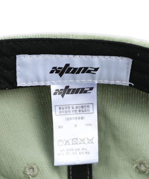 XTONZ（エクストーンズ）の「XTA091 EDC 5パネルコーデュロイボールキャップ (ライトグリーン)（キャップ・レディース・その他・FREE）」の8枚目の写真