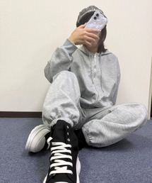 Mayree（メイリー）の「【Bls】【Bling Leads】ZIPパーカーセットアップ(BL)（セットアップ）」