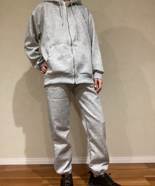 almo(アルモ)の「【Bls】【Bling Leads】ZIPパーカーセットアップ(BL)(セットアップ・レディース・チャコールグレー/グレー系その他/ブラック・MEDIUM/SMALL)」の6枚目の写真