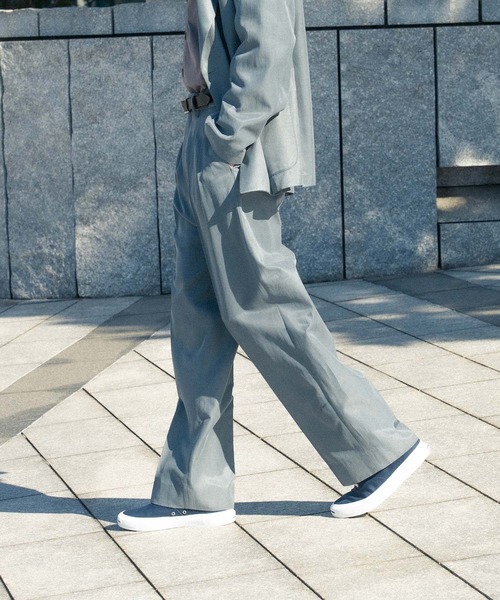 ADAM ET ROPE'(アダムエロペ)の「コットンキュプラ ダブルブレスト ジャケット / セットアップ対応(テーラードジャケット・メンズ・ブラック/チャコールグレー・L/M)」の14枚目の写真