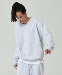 ATTENTIONROW（アテンションロー）の「インアウトセットアップマンツーマン（ライトメランジ）（スウェット）」
